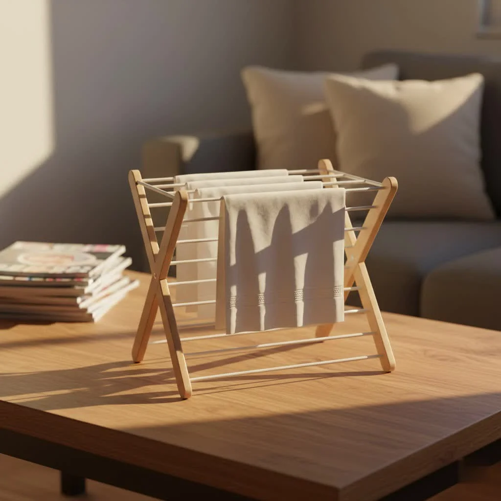 Clothes drying rack for laundry