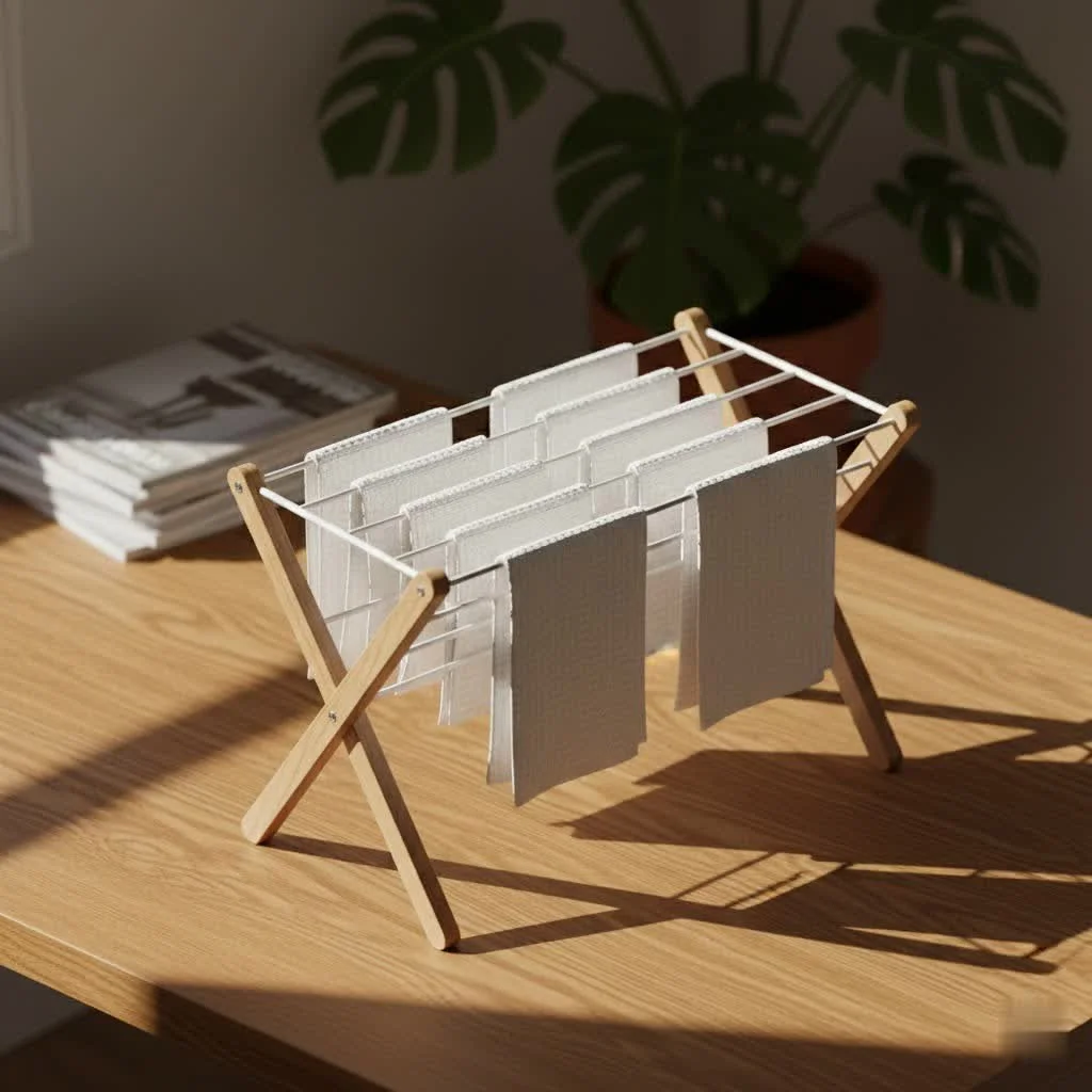 Bamboo drying racks for home use